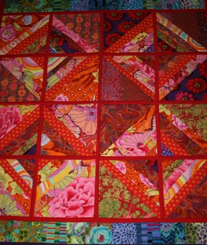 Dubbelzijdige Quilt ene kant