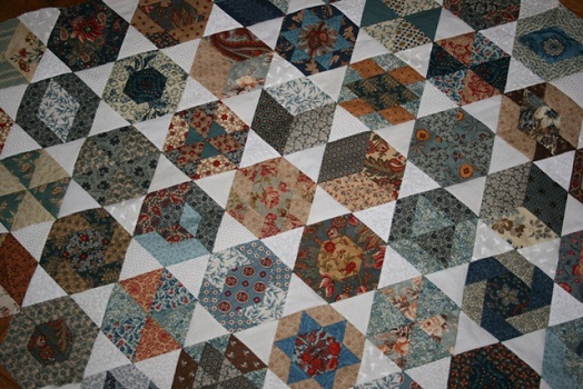 Quilt hexagonnen