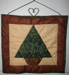 quilt gevouwen kerstboom